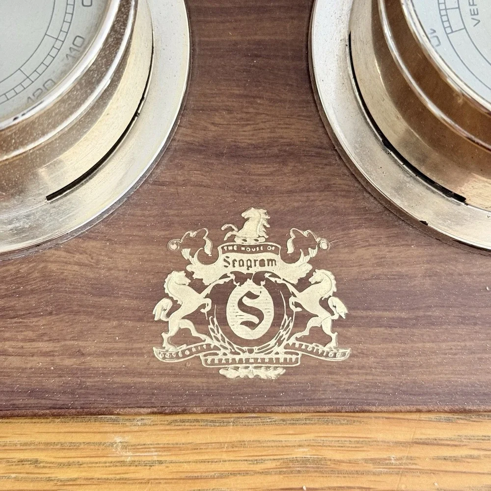 Vintage Springfield Thermometer Hygrometer Wall Mount Weather‎ Station USA
